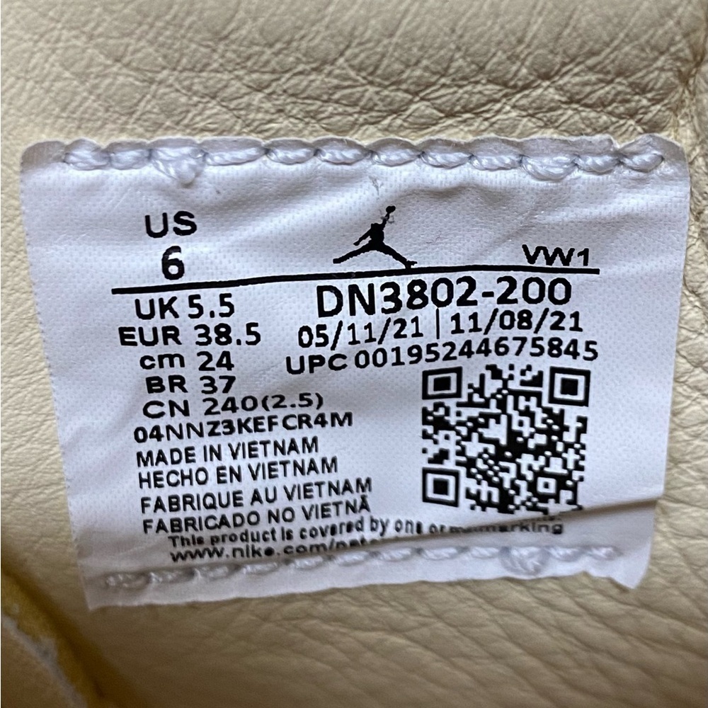 Union LA x Air Jordan 2 Retro SP "Grey Fog" Size 7.5 - Picture 12 of 12